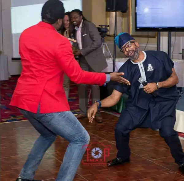 Desmond Elliot and Yemi Solade show off 